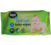 МОКРИ КЪРПИ HOPS BABY БЕЗ КАПАК 72БР