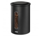 XAVAX Кутия за кафе 1,3 кг зърна или 1,5 кг на прах, херметична, черна