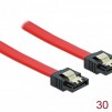 Интерфейсен кабел SATA III DeLock, Прави конектори, 30 cm.