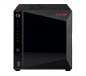 Asustor Nimbustor AS5404T, 4 Bay NAS, Quad-Core 2.0GHz CPU, Dual 2.5GbE Ports, 4GB SO-DIMM DDR4 (Max. 16GB), Four M.2 SSD Slots (Diskless), 3x USB 3.2 Gen 1 Type A, WOW (Wake on WAN), WOL, System Slee
