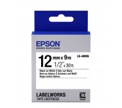 Epson Label Cartridge Standard LK-4WBN Black/White 12mm (9m)
