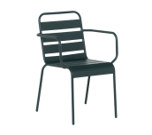 МЕТАЛЕН ГРАДИНСКИ СТОЛ INISA ТЪМНОЗЕЛЕН