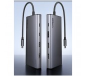 МУЛТИФУНКЦИОНАЛЕН АДАПТЕР UGREEN CM639 8in1 HDMI/DP/100WPD