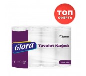 ТОАЛЕТНА ХАРТИЯ GLORA 16БР 2ПЛ 60Г