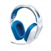 Logitech G335 Gaming Headset, PRO-G 40 mm Drivers, DTS Headphone:X 2.0 Surround, Blue Voice Microphone, 240 g, White