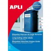 ЕТИКЕТИ APLI 45.7Х21.2ММ 48БР/ЛИСТ 20Л БЕЛИ