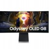 Samsung LS34DG850, 34'' CURVED Odyssey G8 OLED, 1800R, 175 Hz, 0.1 ms GTG, 21:9, 3440 x 1440, Smart, 2xUSB C, Mini DP, Micro HDMI 2.1, Wi-Fi 5, BT 5.2, Speakers, 178°/178°, Silver