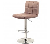 БАР СТОЛ CALIPSO 12 ДАМАСКА СВЕТЛО КАФЯВ