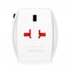 Адаптер SKROSS AC65PD, USB-A, USB-C, 1.302976, World, Бял