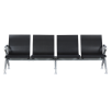 ПОСЕТИТЕЛСКА ПЕЙКА С 4 МЕСТА CR-1035-4 - ЧЕРНА