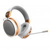 Геймърски безжични слушалки Dark Project Sono Wireless - White/Gold