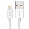 КАБЕЛ UGREEN US155 USB А / Lightining MFI, 1М,БЯЛ