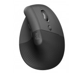 Logitech Lift Vertical Ergonomic Mouse - GRAPHITE / BLACK - EMEA