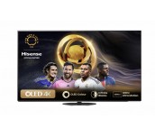 Hisense 55`` A85N, 4K UHD OLED Smart TV, 120Hz, HDMI 2.1, Game Mode Pro, AMD FreeSync Premium, Dolby Vision IQ & Atmos, Bluetooth, Alexa Built-in, Black