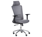 ЕРГОНОМИЧЕН СТОЛ CARMEN 7542 МЕШ СИВ