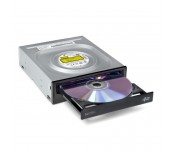 Hitachi-LG GH24NSD1 Internal DVD-RW S-ATA, Super Multi, Double Layer, M-Disk Support, Bare Bulk, Black