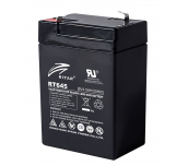 Оловна батерия RITAR, (RT645) AGM, 6V, 4.5Ah, 70/ 47/ 99mm, Терминал1