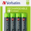 Verbatim RECHARGEABLE BATTERY AA 4 PACK / HR6