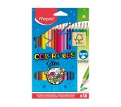 МОЛИВИ ЦВЕТНИ  MAPED COLOR PEPS 18 ЦВЯТА 
