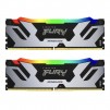 Памет Kingston Fury Renegade Silver RGB 32GB(2x16GB) DDR5 6400MHz KF564C32RSK2-32