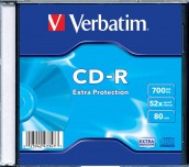 Verbatim CD-R 52X SC SINGLE WRAP 700MB EXTRA PROTECTION