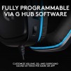 Геймърски слушалки Logitech G432, Микрофон, Черни