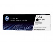 HP 83A 2-pack Black Original LaserJet Toner Cartridge (CF283AD)