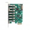 Карта PCI Express x4 Delock към 7 x external USB 5 Gbps Type-A