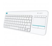 Logitech Wireless Touch Keyboard K400 Plus White