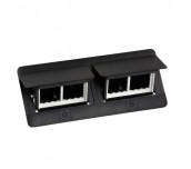 8 МОДУЛНА ПОП-ЪП КУТИЯ ЗА ВГРАЖДАНЕ LGR 654005 ЧЕРЕН + КИТ