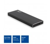 Чекмедже за твърд диск ACT AC1600, M.2 SSD, USB 3.2 Gen1, Черен
