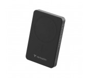 Verbatim Charge 'n' Go Essentials Power Bank Magnetic Wireless 10000mAh Black