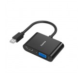 HAMA Видео адаптер 2 в 1, Mini Displayport - VGA & HDMI, Ultra-HD 4K