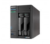 Asustor Lockerstor AS6702T, 2 Bay NAS, Intel Jasper Lake 4C 2.0 GHz, 4GB DDR4 SODIMM, M.2 NVMe x4 slots (Diskless), USB 2.0, USB 3.2 Gen 2x2, Dual 5GbE Ports, WOW (Wake on WAN), AES-NI hardware encryp