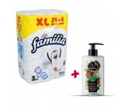 ТОАЛЕТНА ХАРТИЯ FAMILIA 24+6БР 3ПЛ