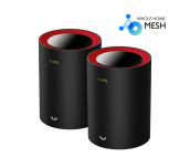 Безжична MESH система Cudy M3000, 2 броя, AX3000 Dual Band, 2.4/5 GHz, 574 -  2402 Mbps