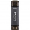 Transcend 512GB, External SSD, ESD310C, USB 10Gbps, Type C/A, Black