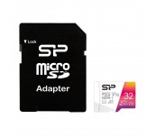 Карта памет Silicon Power Elite Colorful 32GB, microSDXC, Class 10, SD Adapter