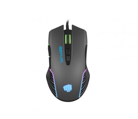 Fury Gaming Mouse Hustler 6400DPI Optical With Software RGB Backlight