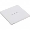 Hitachi-LG GP60NW60 Ultra Slim External DVD-RW, Super Multi, Silent Play, Win & MAC OS Compatible, M-DISC Support, White