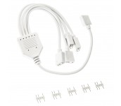 Кабел Kolink ARGB 1-4 Сплитер - 30 cm Бял