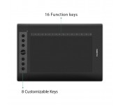 Графичен таблет HUION H610PRO V2, USB, Черен