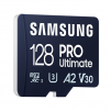 Карта памет Samsung PRO Ultimate, microSDXC, UHS-I, 128GB, Адаптер, USB четец