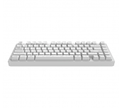 Геймърскa безжична клавиатура Dark Project ALU81A Terra Nova White RGB