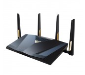 Asus Gaming Wireless Router, RT-BE88U, BE7200, Dual-Band, Quad-Core 2.6GHz CPU, 256MB/2GB Flash/RAM, 4K-QAM, MLO, 10G dual-port, SFP+, 2.5G quad-port, AiProtection Pro, Adaptive QoS, VPN Fusion, Insta