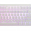 Геймърскa механична клавиатура Ducky One 3 Pure White TKL Hotswap Cherry MX Clear, RGB, PBT Keycaps