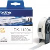Brother DK-11204 Multi Purpose Labels, 17mmx54mm, 400 labels per roll, Black on White