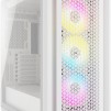 Кутия Corsair iCUE 5000D RGB Airflow Mid Tower, Tempered Glass, Бяла