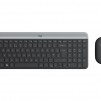 Logitech Slim Wireless Keyboard and Mouse Combo MK470 - GRAPHITE