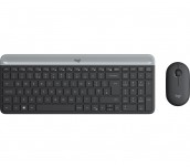Logitech Slim Wireless Keyboard and Mouse Combo MK470 - GRAPHITE